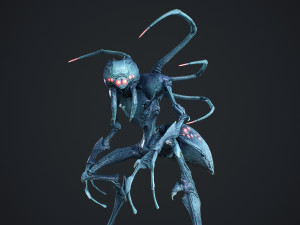 Spider Creature Model 3D