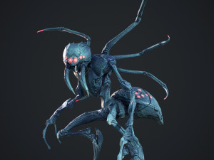 Spider Creature Model 3D