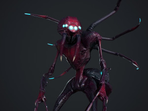 Spider Creature Model 3D