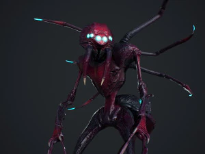 Cr&eacute;ature araign&eacute;e Modèle 3D