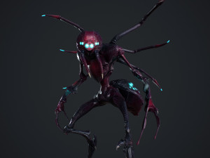 Spider Creature Model 3D