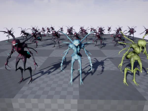Cr&eacute;ature araign&eacute;e Modèle 3D