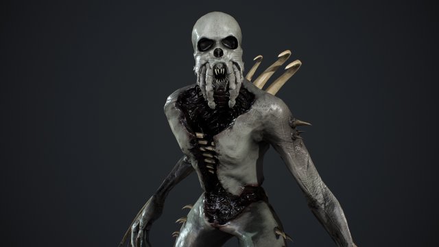 Necromonster Modelo 3D .c4d .max .obj .3ds .fbx .stl .blend 