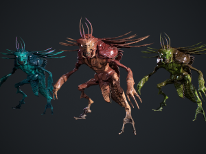 Bug Creature 2 3D Model