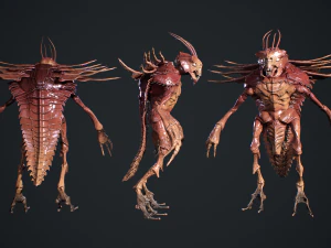 Bug Creature 2 3D Model