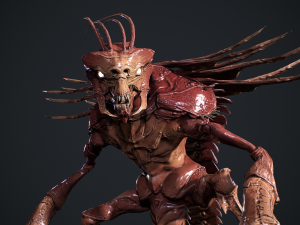 Bug Creature 2 3D Model