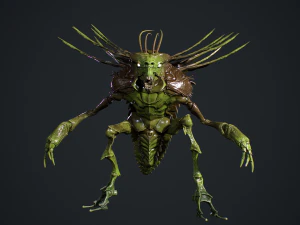 Bug Creature 2 3D Model