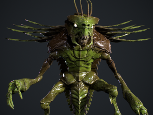 Bug Creature 2 3D Model