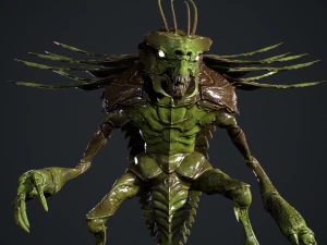 Bug Creature 2 3D Model