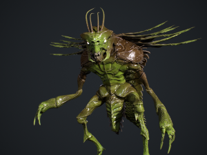 Bug Creature 2 3D Model