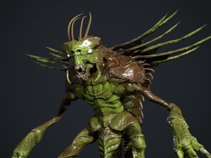 Bug Creature 2 3D Model