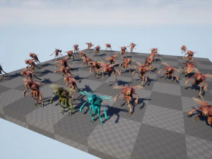 Bug Creature 2 3D Model