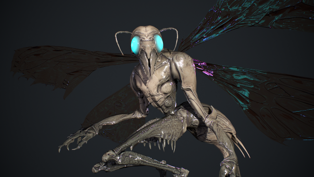 Insect Creature 3 3D Model .c4d .max .obj .3ds .fbx .stl .blend 
