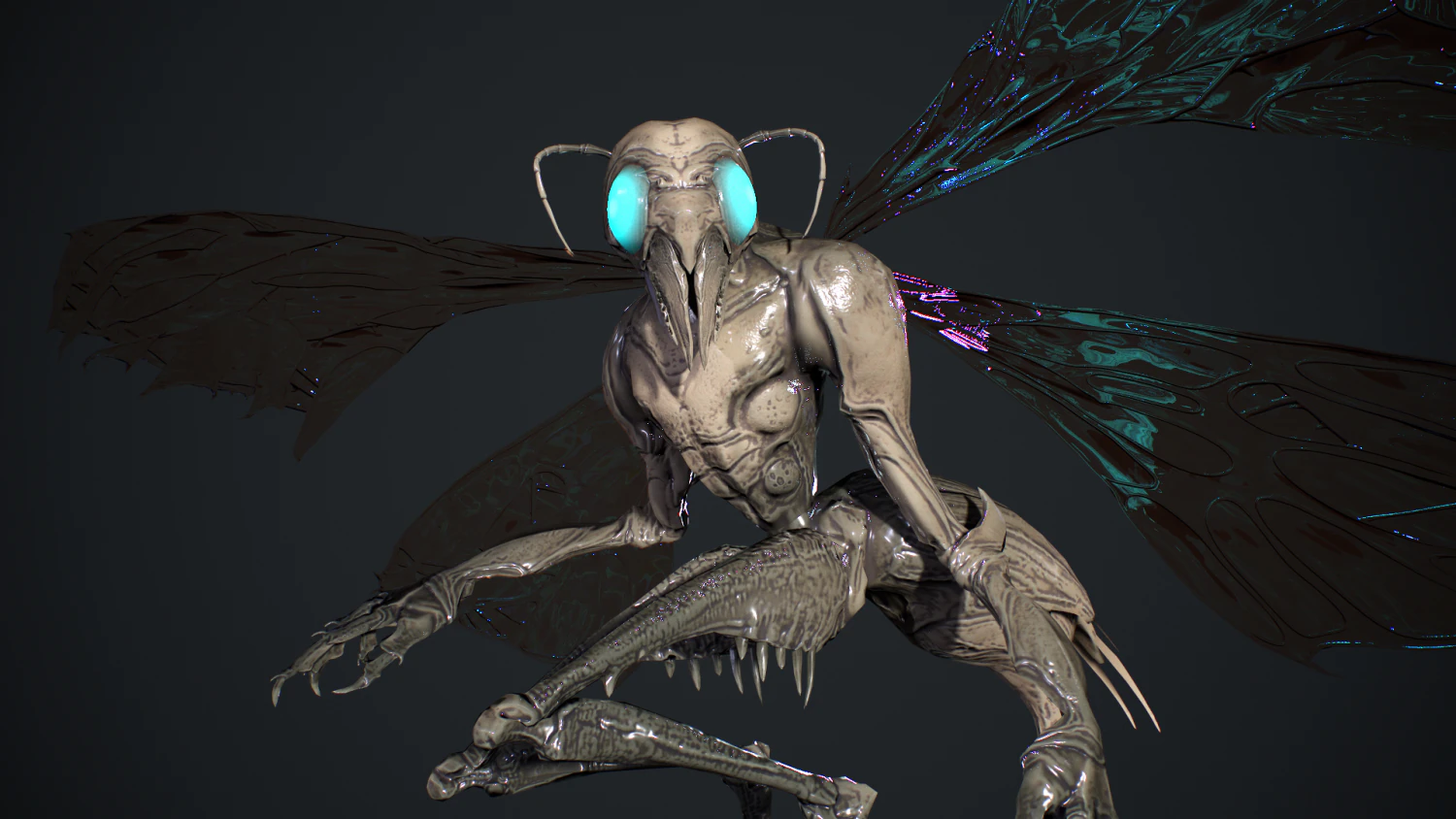 Insect Creature 3 3D Model .c4d .max .obj .3ds .fbx .stl .blend 