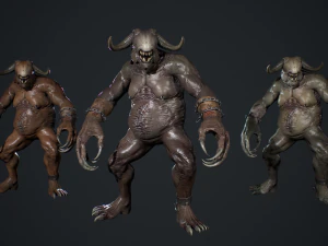 Fat Demon 3D Model
