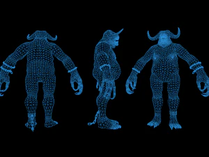 Fat Demon 3D Model