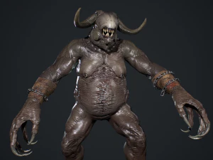 Fat Demon 3D Model