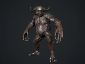 Fat Demon 3D Model