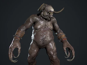 Fat Demon 3D Model