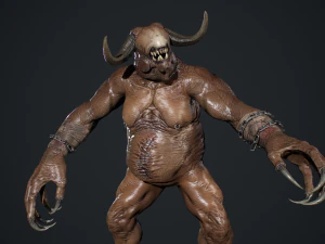 Fat Demon 3D Model