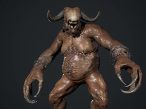 Fat Demon 3D Model