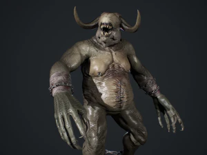 Fat Demon 3D Model