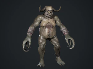 Fat Demon 3D Model
