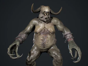Fat Demon 3D Model