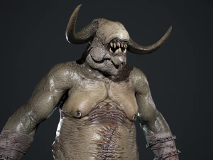 Fat Demon 3D Model