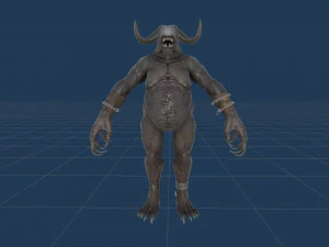 Fat Demon 3D Model