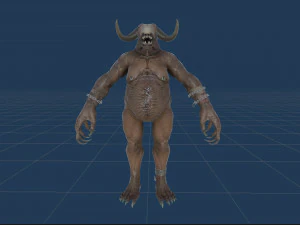 Fat Demon 3D Model