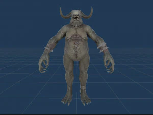 Fat Demon 3D Model