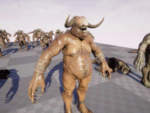 Fat Demon 3D Model