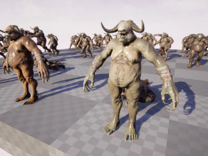 Fat Demon 3D Model