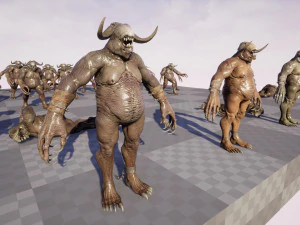 Fat Demon 3D Model