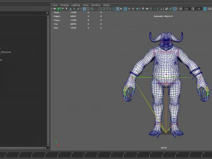 Fat Demon 3D Model
