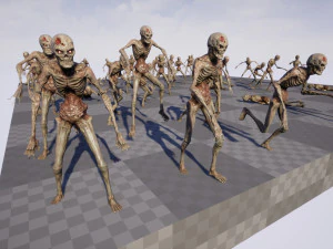 Evil Undead 3D Model