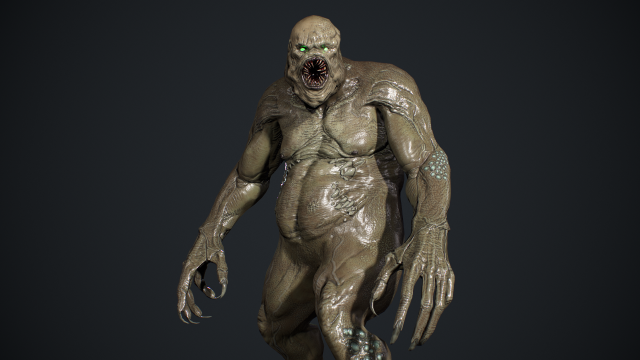 Evil Undead 3 Model 3D .c4d .max .obj .3ds .fbx .stl .blend 
