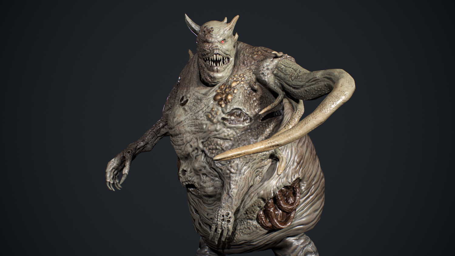 Evil Undead 4 3D Model in Monster 3DExport