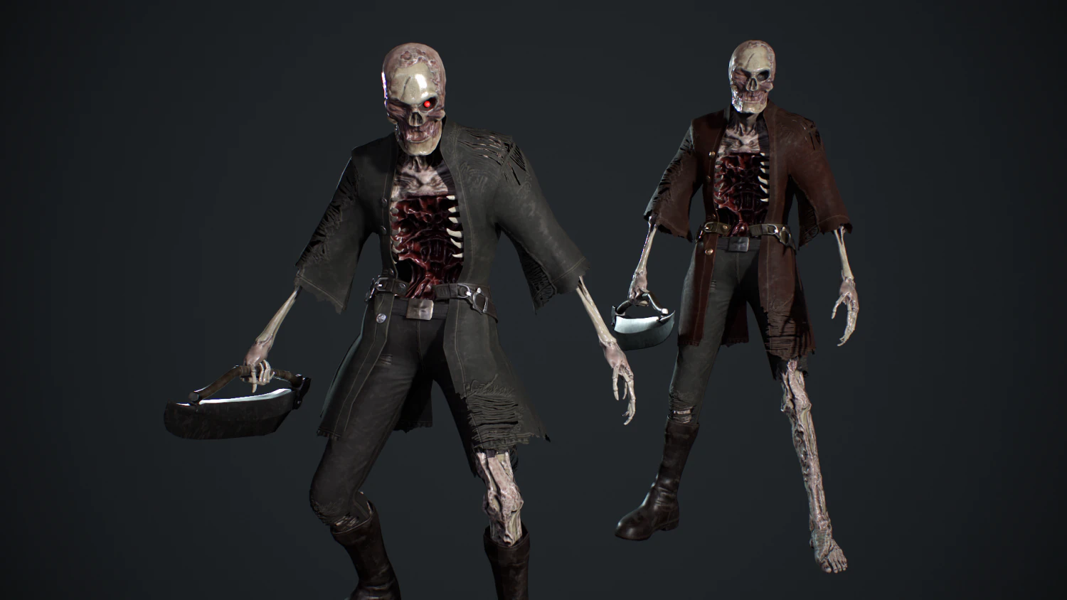 Evil Undead 7 3D Model .c4d .max .obj .3ds .fbx .stl .blend 
