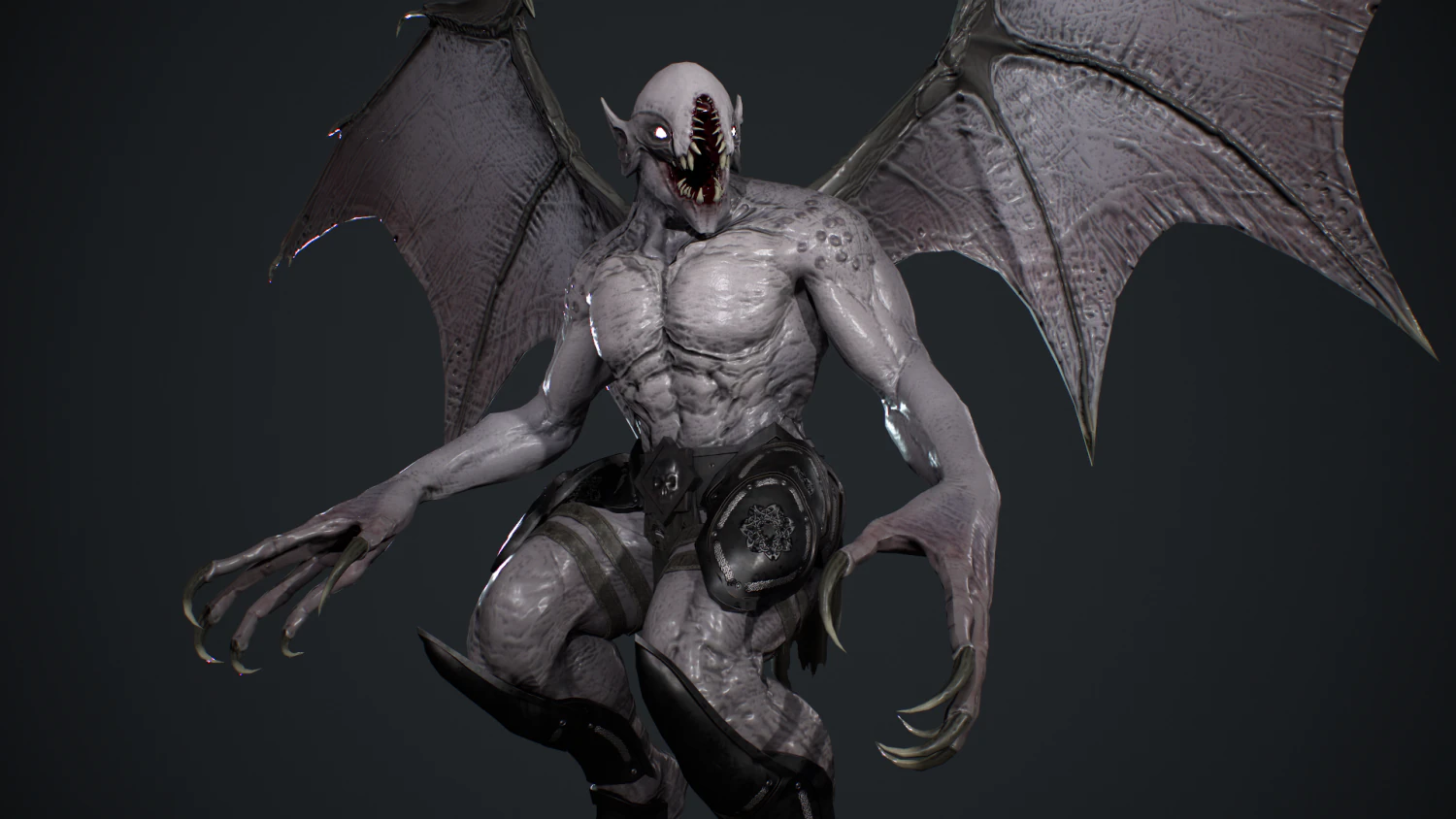 Night Demon 3D Model .c4d .max .obj .3ds .fbx .stl .blend