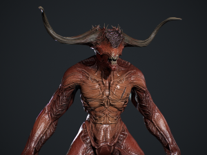 Demon Character 3D Model
