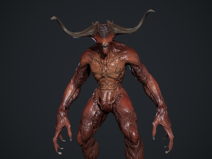 Demon Character 3D Model