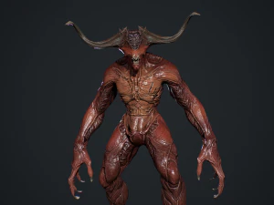 Demon Character 3D Model