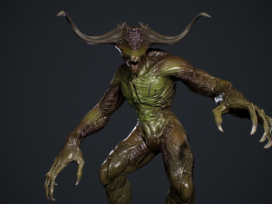 Demon Character 3D Model