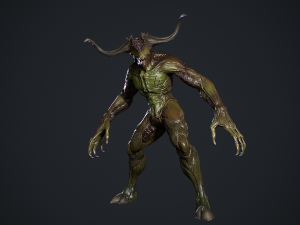 Demon Character 3D Model