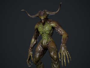 Demon Character 3D Model