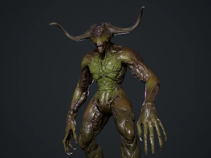 Demon Character 3D Model