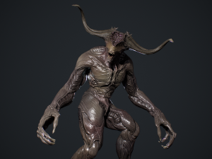Demon Character 3D Model