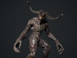Demon Character 3D Model
